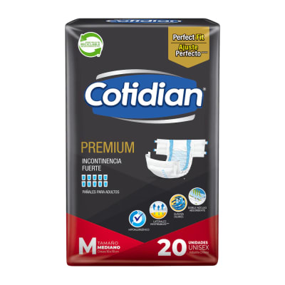 Pañal Adulto Cotidian Premium Talla M 20u1