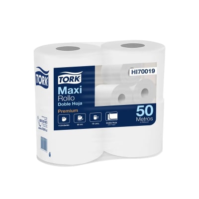 Papel Higiénico Tork 50 Metros Doble Hoja1