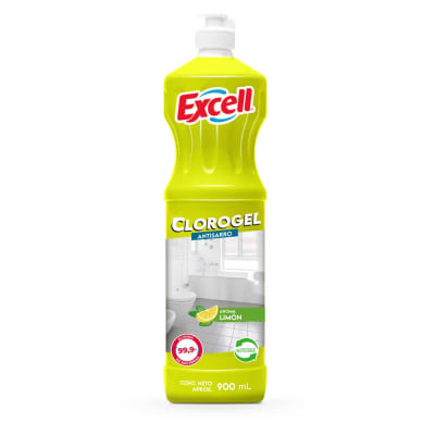 Cloro Gel Excell Antisarro Limón 900 Ml1