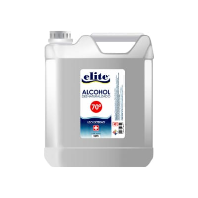 Alcohol Elite Desnaturalizado 70° 5 Lt1