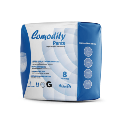 Pañal Calzón Comodity Talla G 8u1