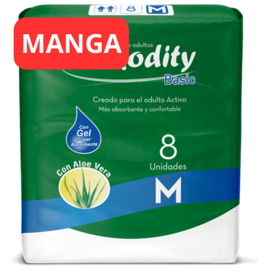 Manga 12 Pañal Comodity Basic M 96u1
