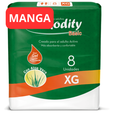 Manga 12 Pañal Comodity Basic XG 96u1