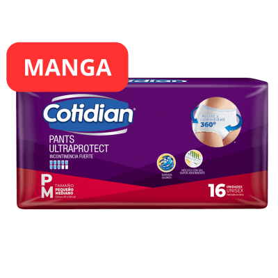 Manga 4 Pañal Calzón Cotidian UltraProtect P/M 64u1