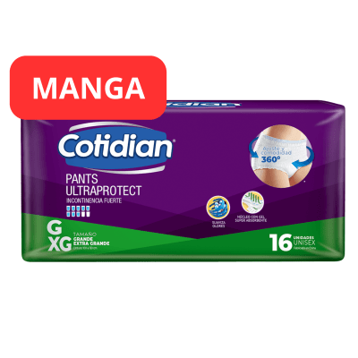 Manga 4 Pañal Calzón Cotidian UltraProtect G/XG 64u1