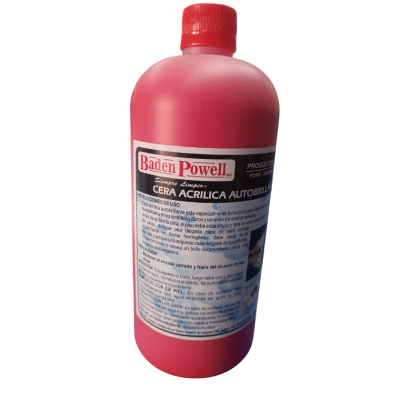 Cera Acrílica Autobrillo Roja Baden Powell 1 Lt1