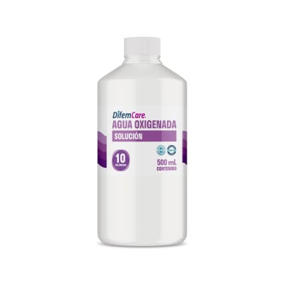 Agua Oxigenada DifemCare 10 Volúmenes 500 Ml1