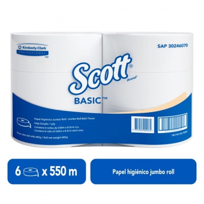 Pack 6 Rollos PH Industrial Scott 550 Metros1