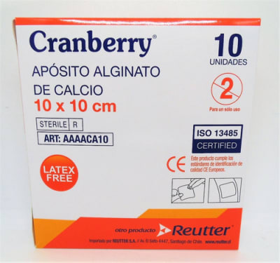 Caja 10 Apositos Alginato de Calcio 10x10 10u1