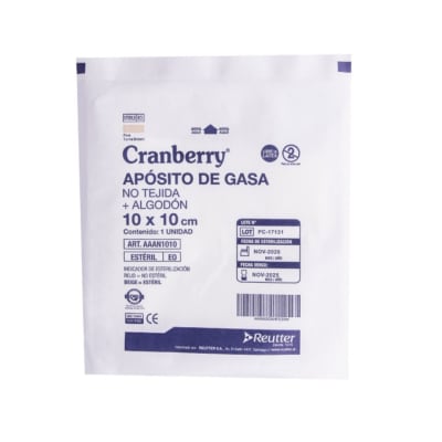 Pack 10 Aposito de Gasa No Tejida + Algodon 10x101