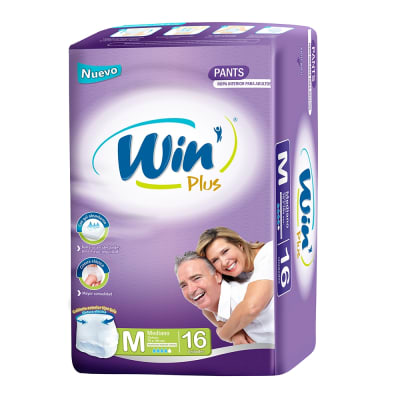 Pañal Calzón Win Plus M 16u1