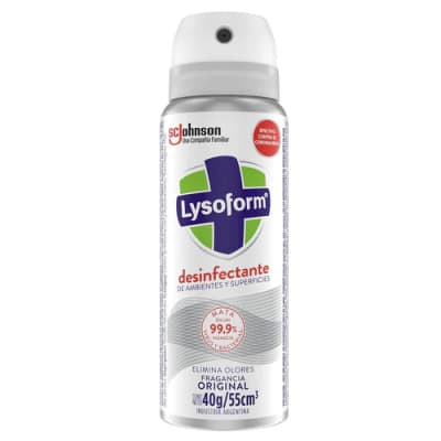 Desinfectante Aerosol Lysoform de Bolsillo Original 55 cm31