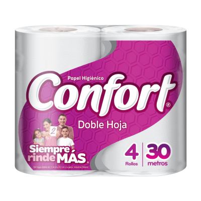 Papel Higiénico Confort 30 mt Doble hoja1