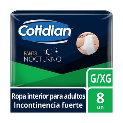 Pañal Calzon Cotidian Nocturno G/XG 8u1