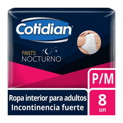Pañal Calzon Cotidian Nocturno P/M 8u1