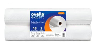 Sabanilla de Papel 48 Metros Prepicada Pack 2u Ovella1
