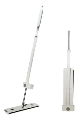 Mopa Plana Giratoria 360° con Mango Ultra Clean Almohadilla Microfibra con Velcro1