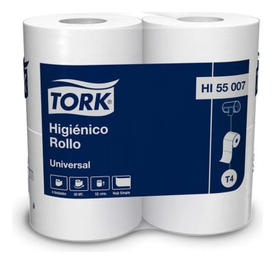 Papel Higiénico Tork 50 Metros Hoja Simple1