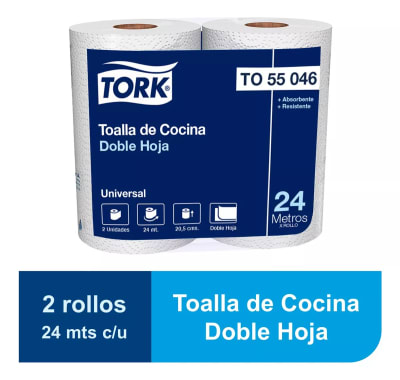 Toalla Tork 24 Metros Doble Hoja1