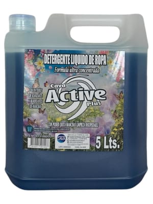 Detergente Líquido Active Bidón Cuadrado 5 Litros1