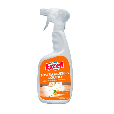 Lustra Muebles Líquido Gatillo Excell Mandarina 500 mL1