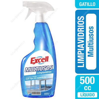 Limpia Vidrios Multiuso Excell Gatillo 500 mL1