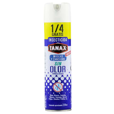 Insecticida Aerosol Tanax Moscas y Zancudos Sin Olor 220 mL1