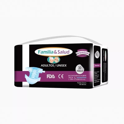 Pañal Adulto Familia y Salud Premium Talla L 30u1