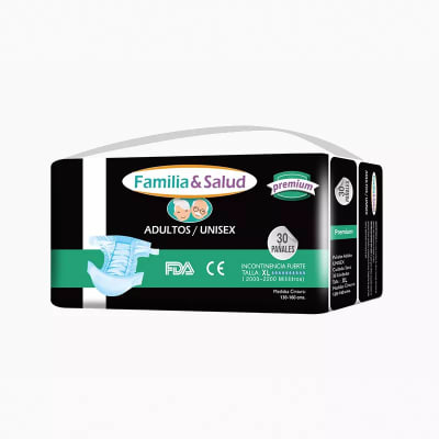 Pañal Adulto Familia y Salud Premium Talla XL 30u1