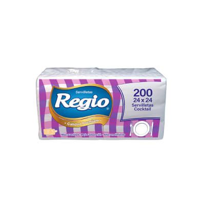 Servilleta Regio Cocktail 24x24 200u1