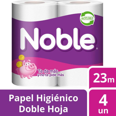 Papel Higiénico Noble 23 Metros Doble Hoja1