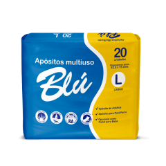 Apósitos Incontinencia Blu L 20u