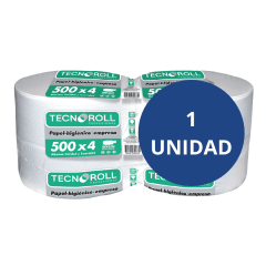 Papel Higiénico Industrial Tecnoroll 500 Metros Hoja Simple