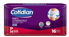 Pañal Calzón Cotidian UltraProtec Talla P/M 16u