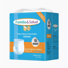 Pañal Calzón Familia y Salud Talla M 10u