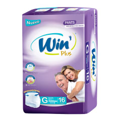 Pañal Calzón Win Plus G 16u
