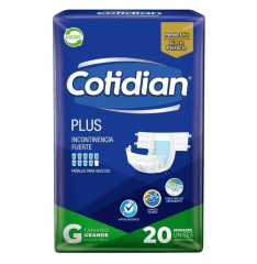 Pañal Adulto Cotidian Plus Talla G 20u