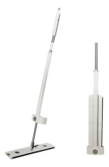 Mopa Plana Giratoria 360° con Mango Ultra Clean Almohadilla Microfibra con Velcro