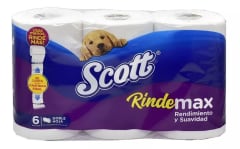 Papel Higiénico Scott 22 Metros Doble Hoja