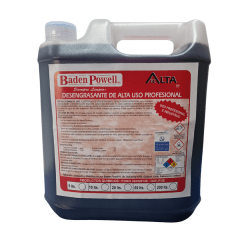 Desengrasante de Alta Uso Profesional Baden Powell 5 Lt