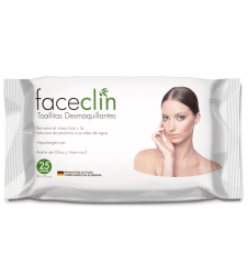 Toallas Húmedas Desmaquillantes Faceclin 25u