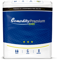 Pañal Adulto Comodity Premium Talla G 8u