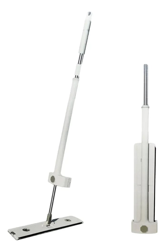 Mopa Plana Giratoria 360° con Mango Ultra Clean Almohadilla Microfibra con Velcro 0