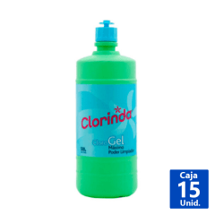 CAJA CLORINDA GEL 500G (15 UNID)