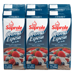 PACK CREMA ESPESA SOPROLE 200G (6 UNID)