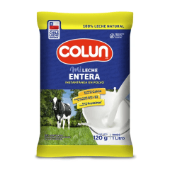 LECHE ENTERA EN POLVO COLUN 120 G