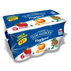 PACK AHORRO YOGURT LOS ALERCES SURTIDO (12 UNID)
