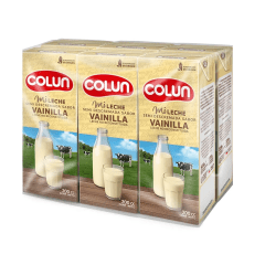 PACK LECHE VAINILLA COLUN 200ML (6 UNID)