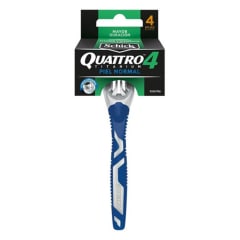 DISPLAY SCHICK QUATTRO TITANIUM 4 HOJAS (10 UNID)