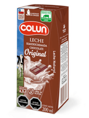 CAJA LECHE CHOCOLATE 200 ML COLUN (24 UNID)